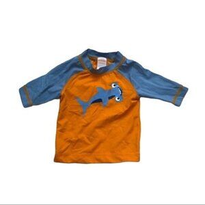 Gymboree Boys Rash Guard Swim Cover Up Shirt Size 6-12 Months